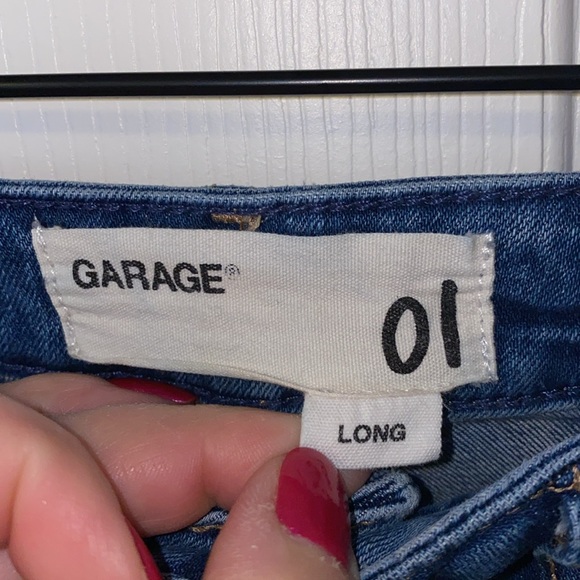 Lot of 2 Garage High Waist Junior’s Jeans Size 1 Ripped Distressed - Picture 4 of 15